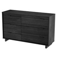 Fynn 6-Drawer Double Dresser - Gray Oak