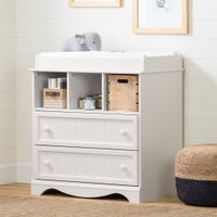 Savannah Changing Table - Pure White