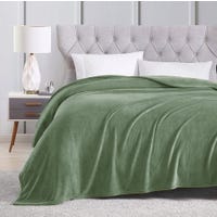 Couverture 80x88 Peluche VertN