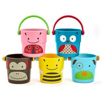 Zoo Stack And Pour Buckets Set of 5