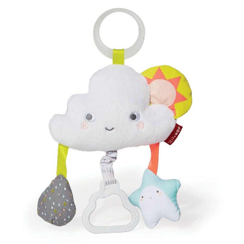 Silver Lining Cloud Jitter Stroller Baby Toy